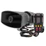 Sirena Electrónica KX-100W con Micrófono para Auto - 5 Tonos y Altavoz para Anunciar (115dB)