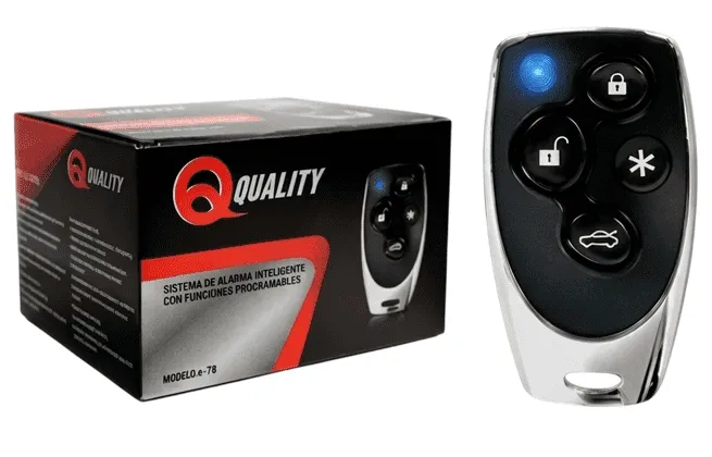 Alarma Quality Q-110 Q-125 Q-150 para Auto - Detecta Movimiento Cerca de tu Carro (2 Controles)