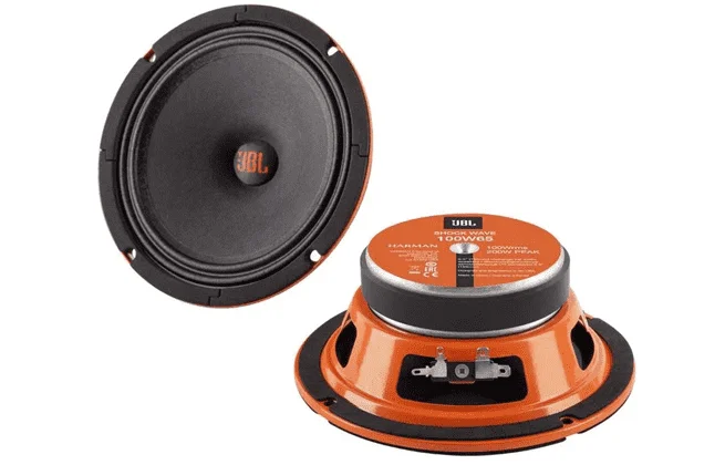 Parlantes JBL Shock Wave 100W65 para Carro 6.5 Pulgadas (Par) - Medios Potentes y Claros