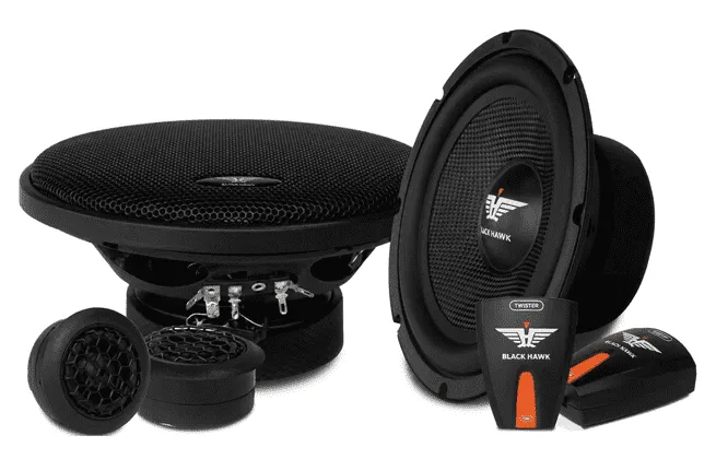 Kit de Parlantes Black Hawk BH-602CS 6.5 Pulgadas para Carro - Sonido de Alta Calidad