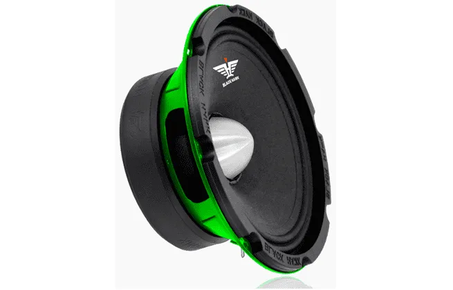 Parlante Black Hawk BH-608G 8 Pulgadas Medio para Carro - Voces y Medios Potentes (550W)