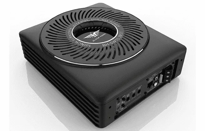 Subwoofer Activo Black Hawk BH-SW10.3UST 10 Pulgadas - Graves Profundos con Amplificador Incluido (900W)