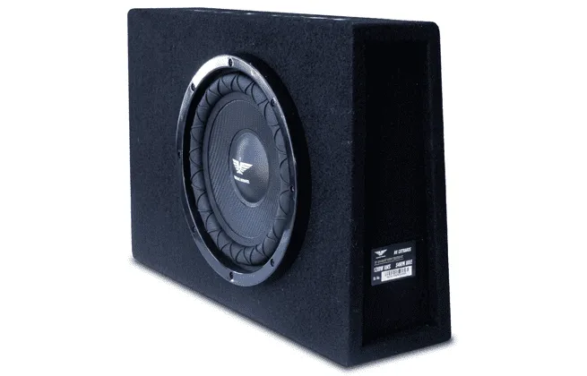 Subwoofer Black Hawk BH-SW10WBX Caja Slim 10 Pulgadas para Carro - Graves Potentes en Espacio Reducido (800W)