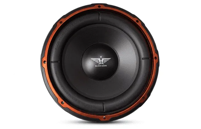 Subwoofer Black Hawk BH-SW12LJD 12 Pulgadas Doble Bobina para Carro - Grave de Alta Potencia (2000W)