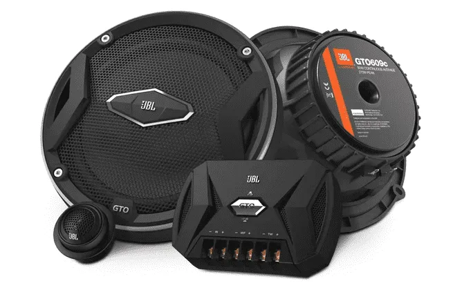 Kit de Parlantes JBL GTO 609C Grand Touring 6.5 Pulgadas para Carro - Alta Potencia (90W RMS)
