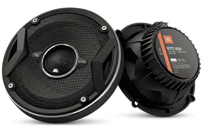Parlantes JBL GTO-629 6.5 Pulgadas para Carro (Par) - Sonido Potente y Equilibrado (60W RMS)