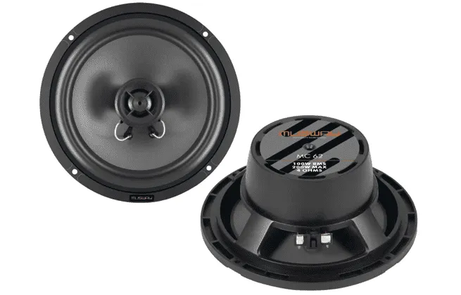 Parlantes Musway MC62 6.5 Pulgadas para Carro (Par) - Sonido Alemán de Alta Fidelidad (100W RMS)