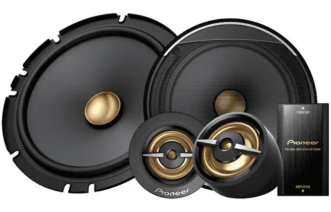 Kit de Parlantes Pioneer TS-A1608C 6.5 Pulgadas para Carro - Compatible con Más Modelos (80W RMS)