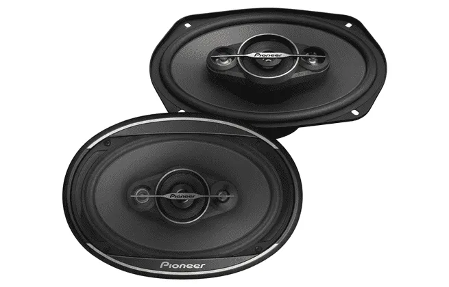 Parlantes Pioneer TS-A6968S 6x9 Pulgadas 4 Vías para Carro (Par) - Serie A, Sonido Detallado (90W RMS)