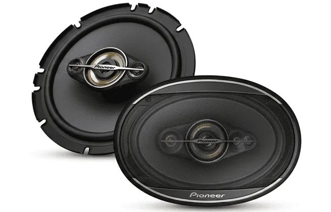 Parlantes Pioneer TS-A6998S 6x9 Pulgadas 5 Vías para Carro (Par) - El Más Potente de la Serie A (150W RMS)