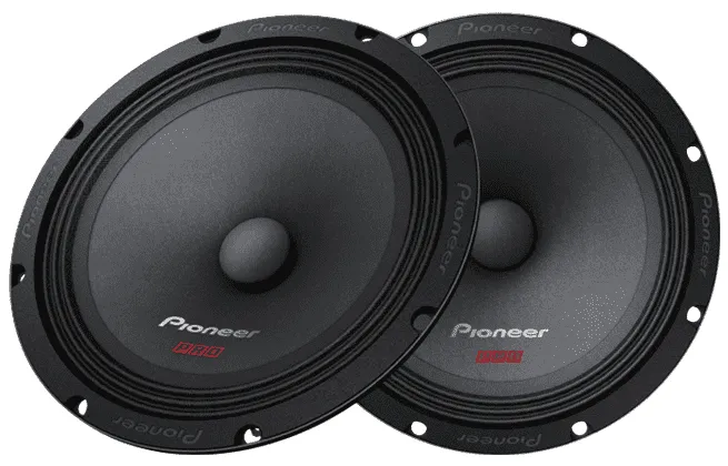 Parlante Pioneer TS-M1610PRO 6 Pulgadas Medio para Carro - Máxima Sensibilidad (100W RMS)