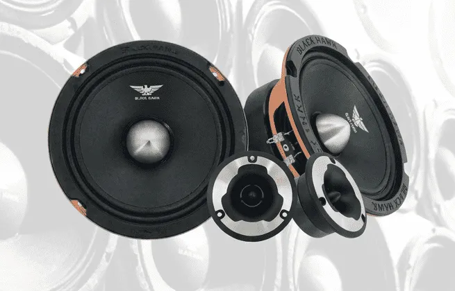 Componentes de Audio Black Hawk BH-658CST 6.5" - 380W RMS