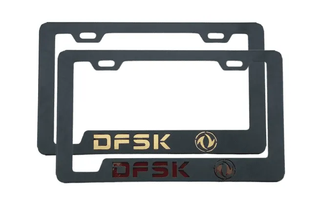 Portaplacas DFSK para Auto y Camioneta - Acero Galvanizado Universal (Par)
