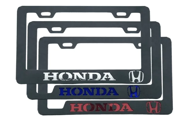 Portaplacas Honda para Auto y Camioneta - Acero Galvanizado Universal (Par)