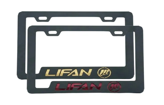 Portaplacas Lifan para Auto y Camioneta - Acero Galvanizado Universal (Par)