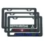 Portaplacas Mitsubishi para Auto y Camioneta - Acero Galvanizado Universal (Par)