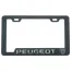 Portaplacas Peugeot para Auto y Camioneta - Acero Galvanizado Universal (Par)