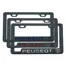 Portaplacas Peugeot para Auto y Camioneta - Acero Galvanizado Universal (Par)