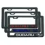 Portaplacas Subaru para Auto y Camioneta - Acero Galvanizado Universal (Par)